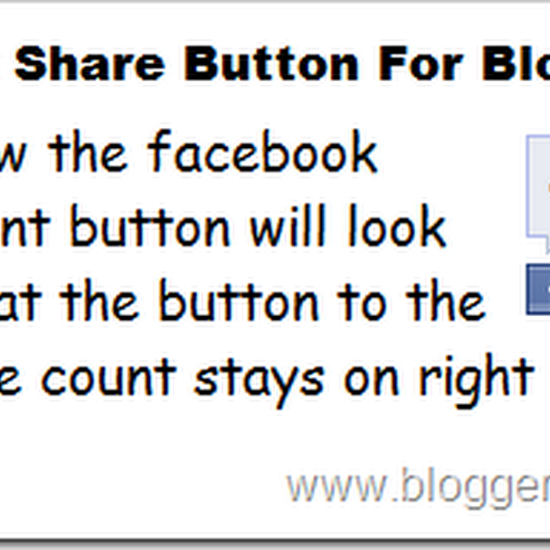 Facebook Share Count Buttons For Blogger Next Design idea